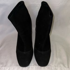Cole Haan Sz.9.5 Black stretch Suede Bootie